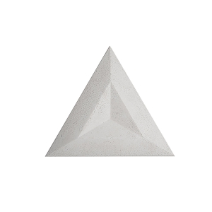 trójkąt z betonu element ścienny